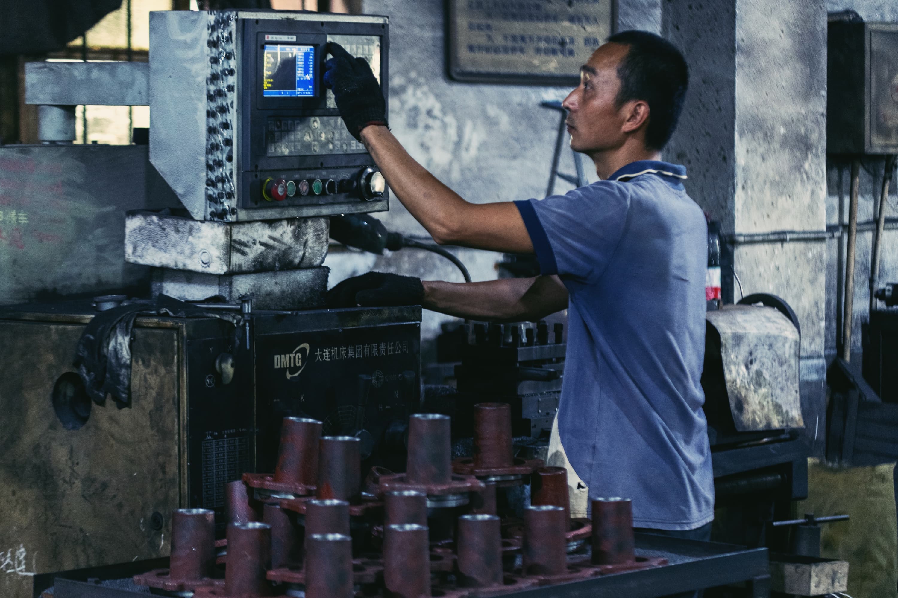 Machining workshop detail