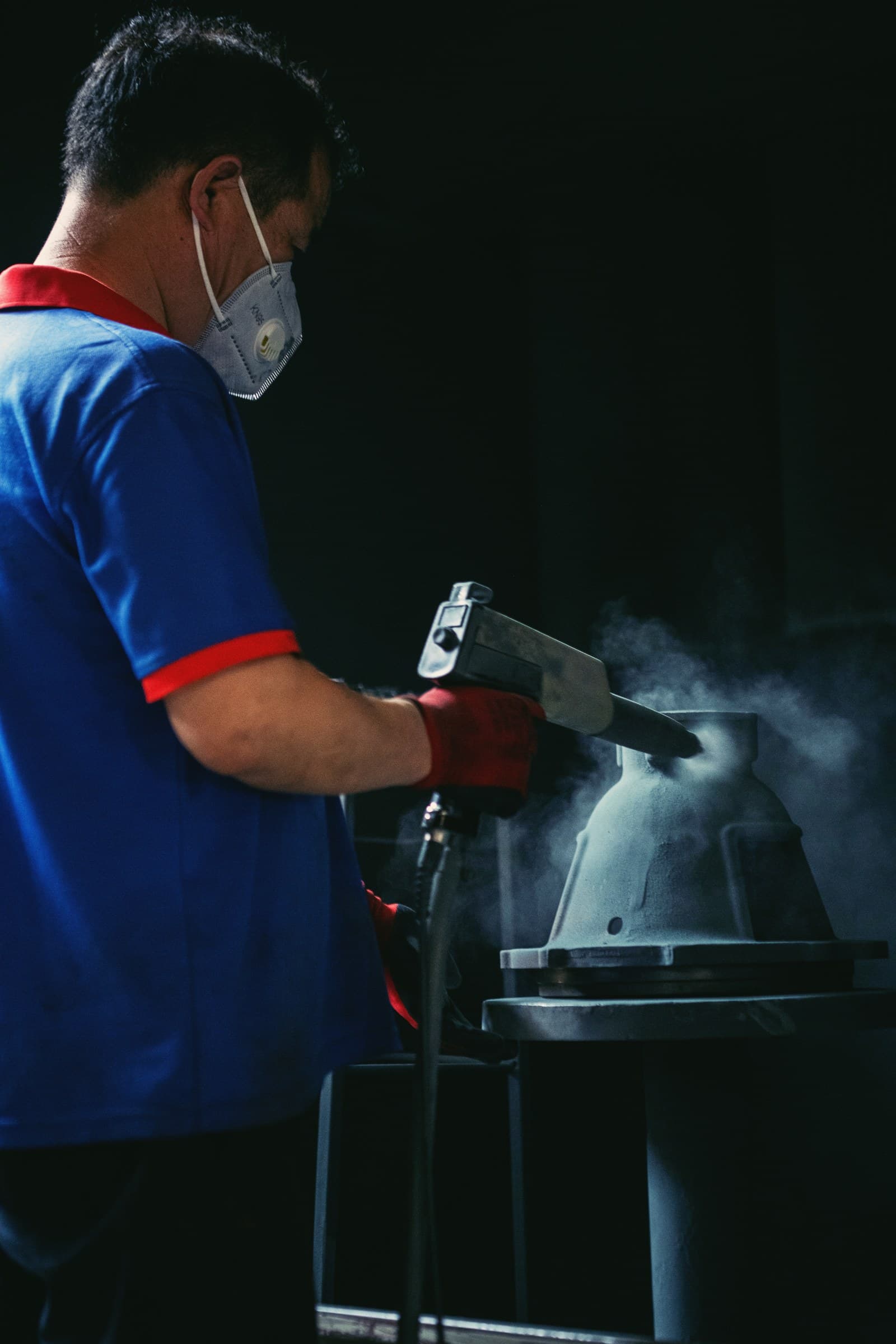 Spray coating for finished pump components